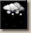 Overnight: Snow Showers